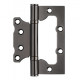 Петля дверная с 2 подшипниками ADDEN BAU. 100X75X2.5 BUT BLACK